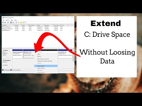 Extend C: Drive Space | Increase System Drive Space Without Loosing Data