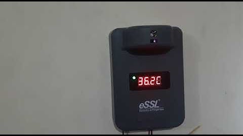 temperature machine | eSSL ThermoAccess-9 Infrared Thermometer Access Control