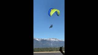05-15-22  My first SP140 OpenPPG electric paramotor flight in the Rockies