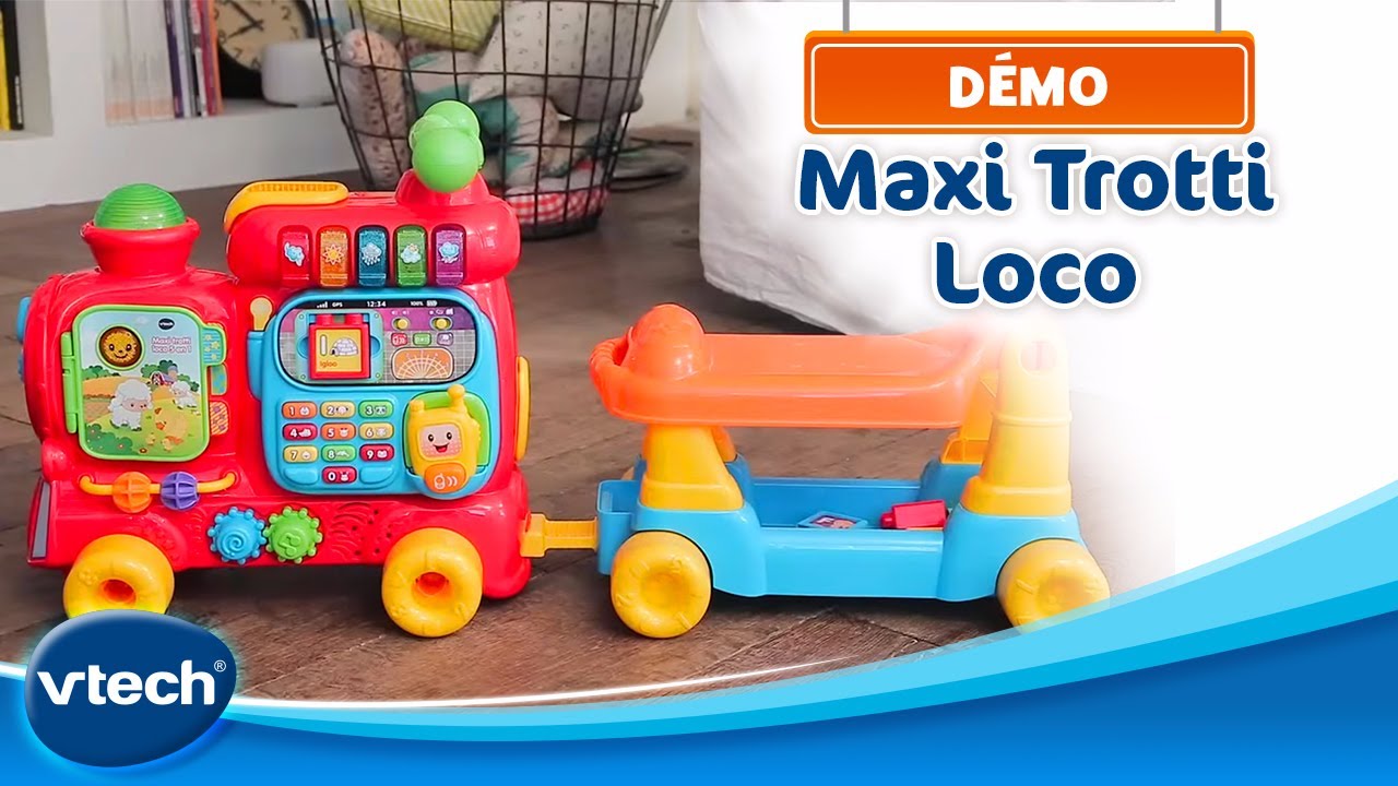 Porteur Maxi Trotti Loco 5 en 1 - VTECH BABY - Rouge - Musical - Cdiscount  Jeux - Jouets