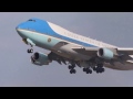 Air Force One practice touch and go in Newport News Williamsburg int'l Airport.