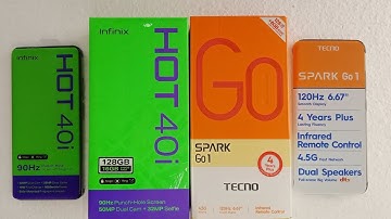 infinix Hot 40i vs Tecno spark Go 1 : Speed test