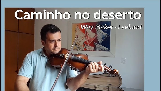 Caminho no Deserto  Partitura com Notas Flauta Doce, Violino + Playback -  Soraya Moraes 