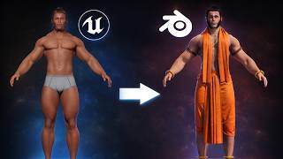 How to Export MetaHuman with Hair (Groom) from Unreal to Blender | Hanuman Ji Model Assets – Part 2
