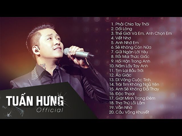 Tuấn Hưng - Phải Chia Tay Thôi u0026 Dối Lòng | Tuyển Tập Nhạc Trẻ Hay Nhất class=