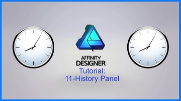 Affinity Designer Tutorial #12-History Panel