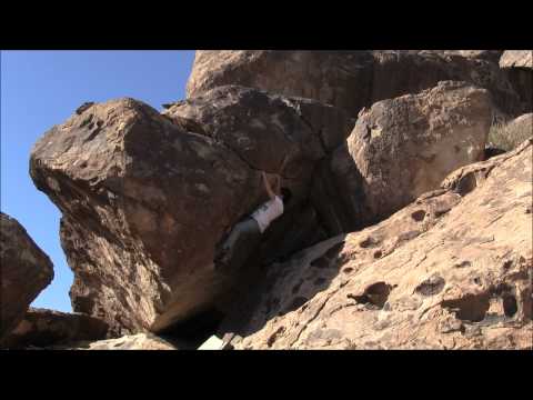 Beta Video for climb V-Obsession v5, Hueco Tanks