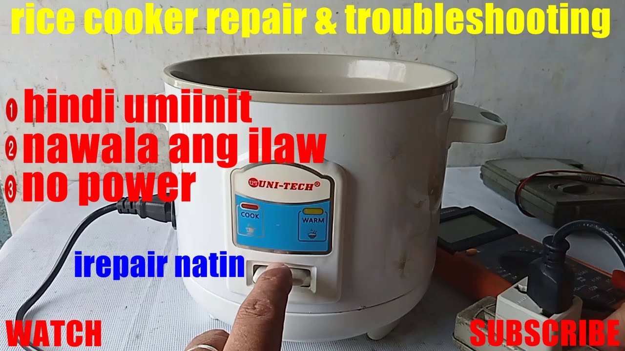 Rice cooker na hindi umiinit, nawala ang ilaw at no power. / Paano irepair?#JessRepairTV Trending.