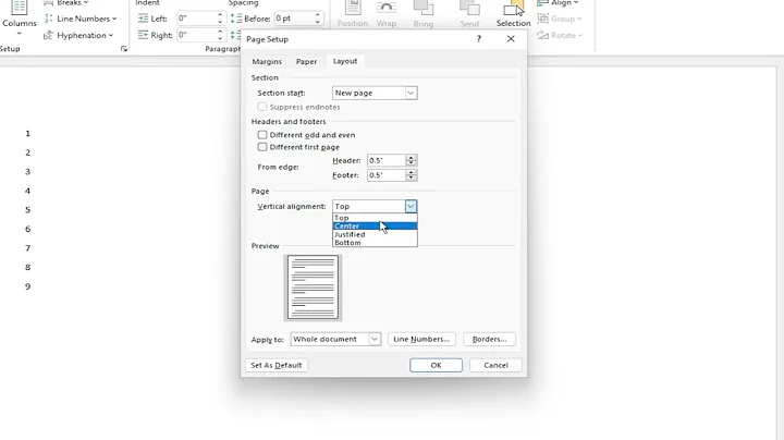 Microsoft Word - How To Add Line Numbers [Tutorial]