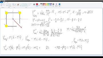 Example: Total force on one charged particle caused by other particles. (part 2)