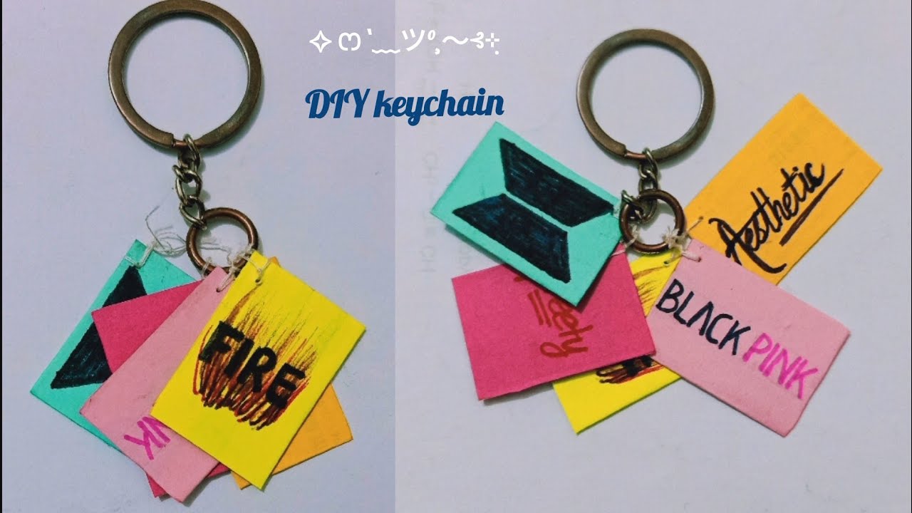 DIY Keychain 💖 | Cute looking Keychain | Try it!! | Amazing Keychain ...