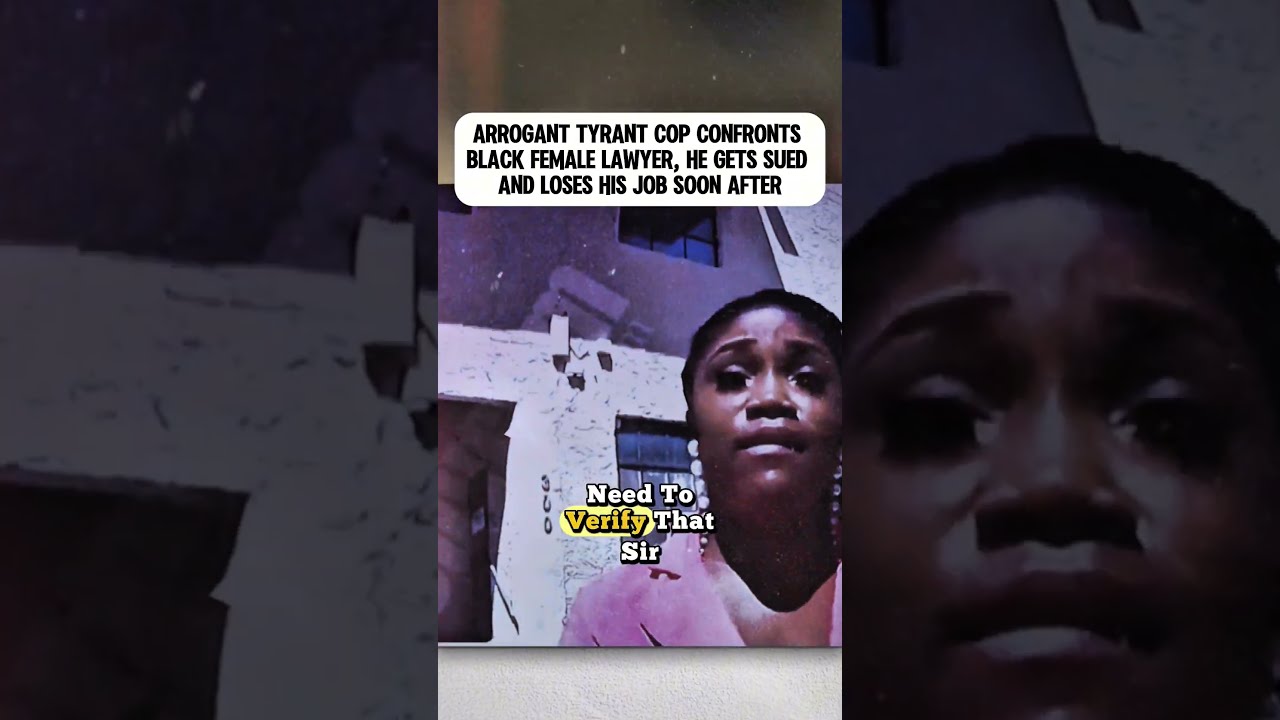 Arrogant Tyrant Cop Confronts Black Female Lawyer He Gets Sued And Loses His Job Soon After