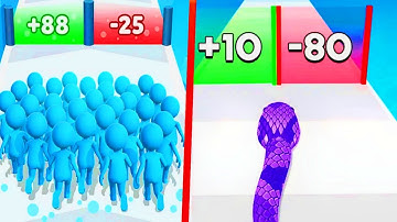 Max Update Count Master 3D VS Snake Run Race 3D Mobile New❤️‍🔥🧟‍♂️ All Level Gameplay Walkthrough