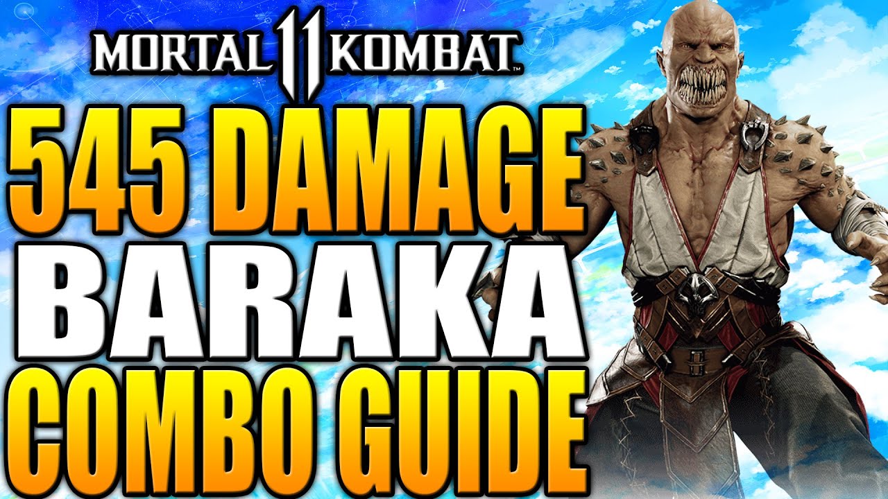 Mortal Kombat 11: Combo profissional de Baraka