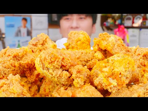 BBQ 신메뉴 크런치버터치킨 먹방