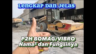Tutorial P2H BOMAG/VIBRO Nama komponen dan fungsi²nya‼️Lengkap untuk Pemulah