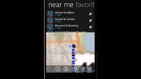 BusTrack Windows Phone 7 App
