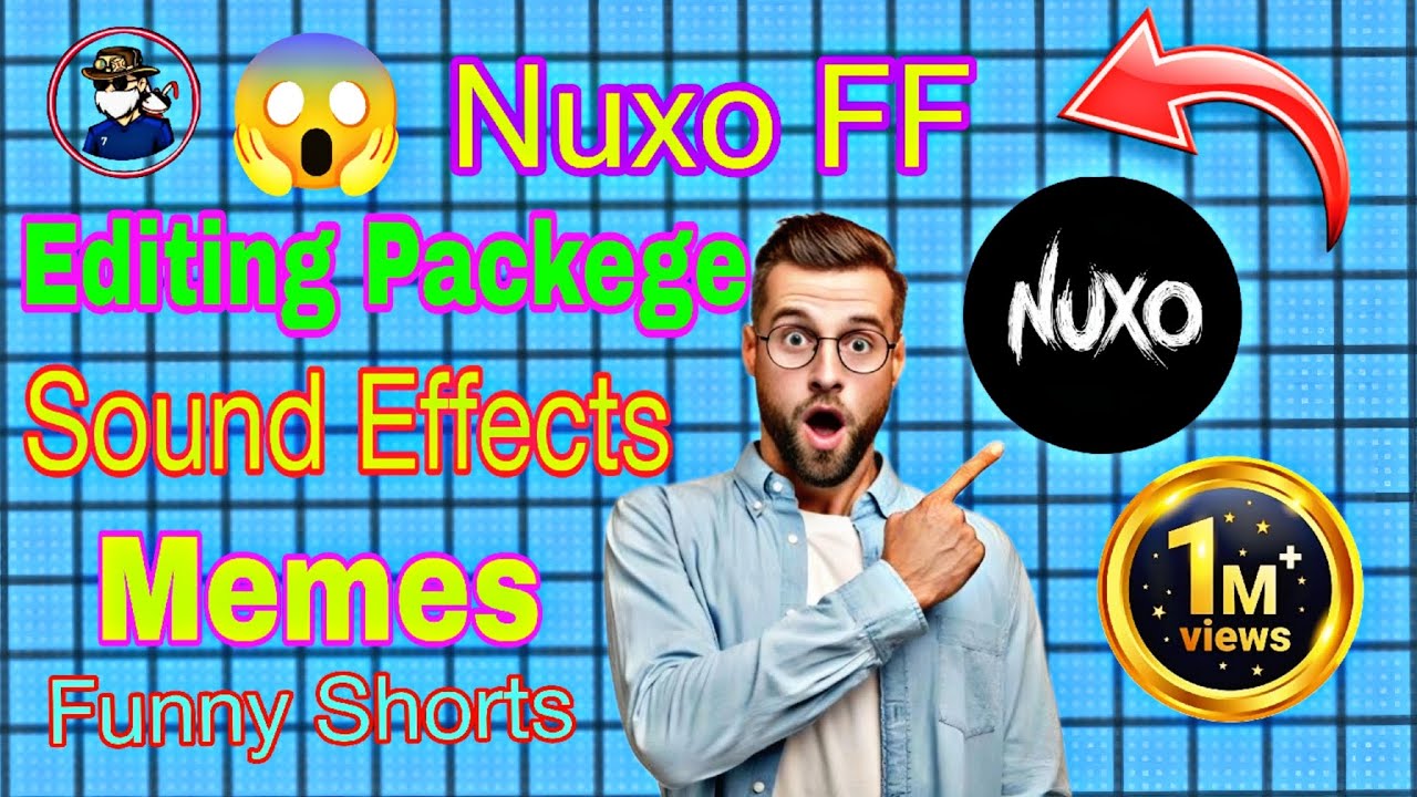 Nuxo FF Editing Tutorial 😱 Sound effects+ Memes 😂 Funny Editing 💥 # ...