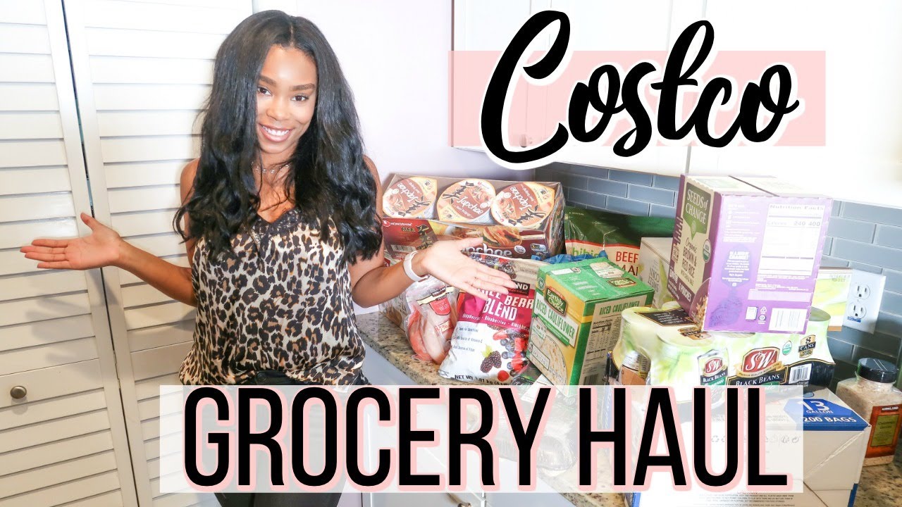 MASSIVE COSTCO GROCERY HAUL// HEALTHY MEAL IDEAS | LoveLexyNicole - YouTube