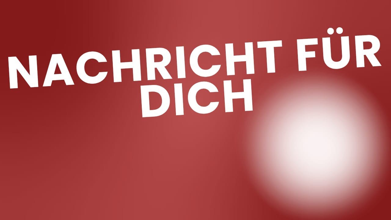 Jemand möchte wieder bei NULL neu beginnen! Welche für dich wichtige Nachricht erreicht dich bald?