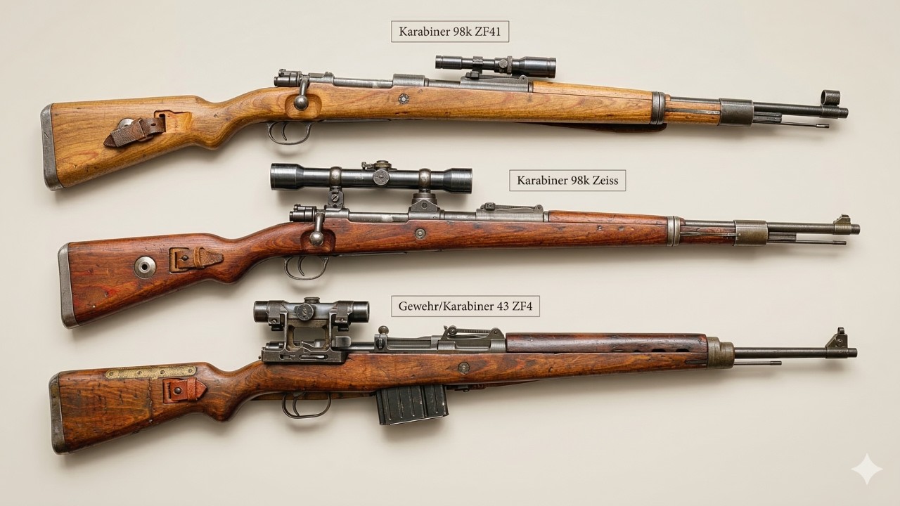Every Sniper Rifle Used in WW2 -Explained In 20 Minutes - YouTube