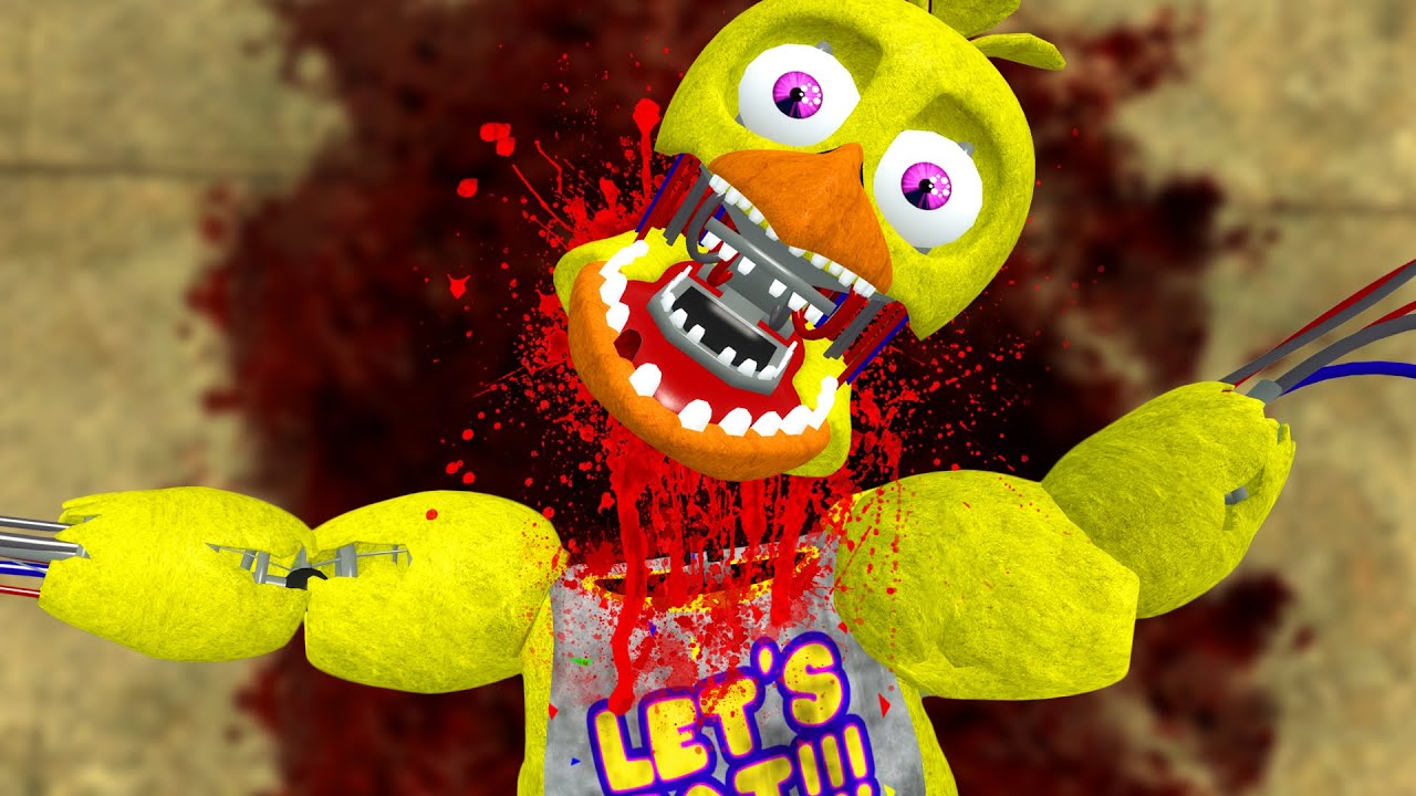 NateTheGuy on X: remake I did of withered chicas jumpscare   / X