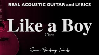 Like a Boy - Ciara (Acoustic Karaoke slow version)