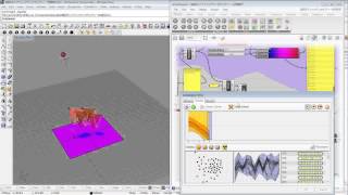 Kinetic tensegrity simulation 4