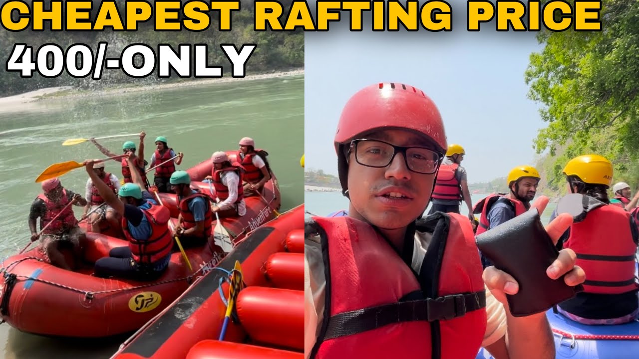 RISHIKESH VLOG|CHEAPEST RIVER RAFTING PRICES