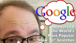 How to Tie a Tie, Kiss, Flirt, & More! (Top 10 Google How Tos Explained)!