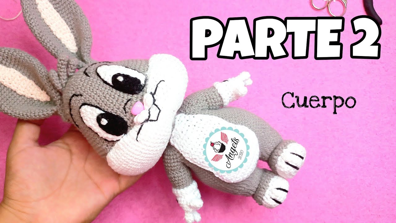 Малыш Багз Банни амигуруми - Часть 2 | Ангелы, связанные крючком от Mariangeles Gala