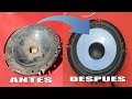 Reparando Bocina 6,5 Pulgadas Dejándola Como Nueva