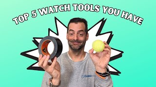 How to open your watch with a tennis ball and duct tape - Watch and Learn #95