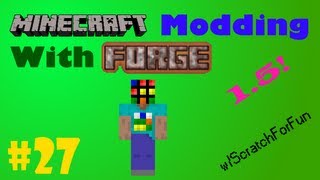 Minecraft Modding With Forge 1.5 Episode 27 - Creating a Custom Item!
