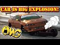 [RC Explosion Crash] Spectacular Pole Attack Crash! Shocking Explosion After Countdown! 💥🤣