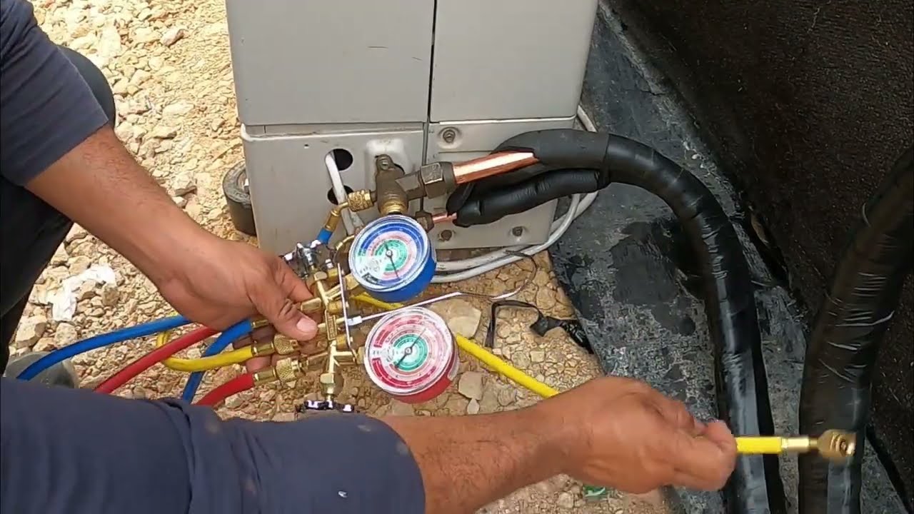 INSTALLATION OF 2-UNIT LG FLOOR STANDING AIR CONDITION SMART INVERTER