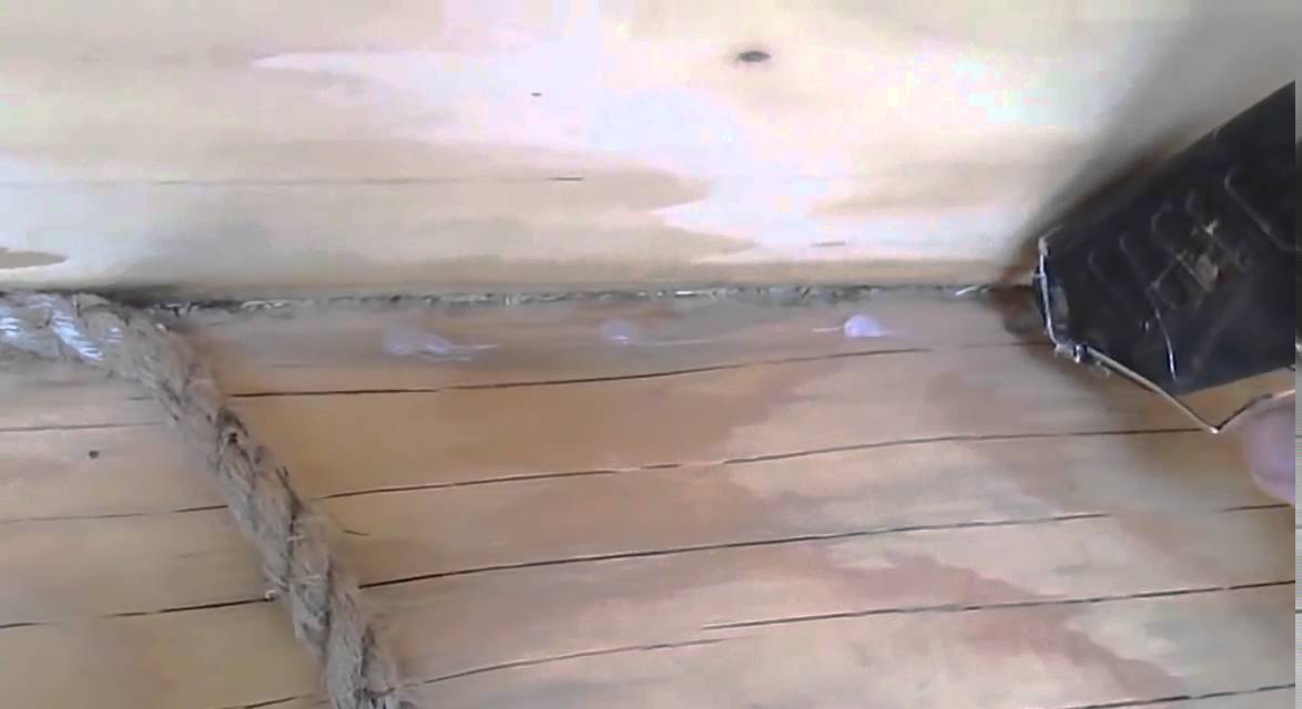 Отделка сруба веревкой декоративной - YouTube