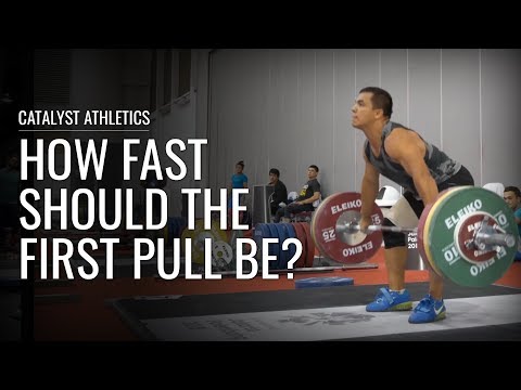 How Fast Should the First Pull Be in the Snatch & Clean?
