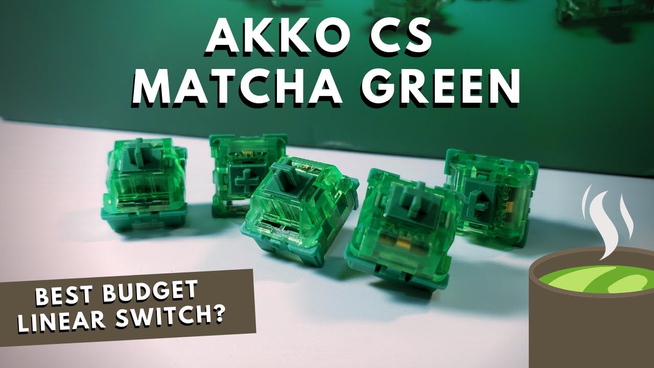 Akko CS Matcha Green Switch Mini "Review" & Sound Test YouTube