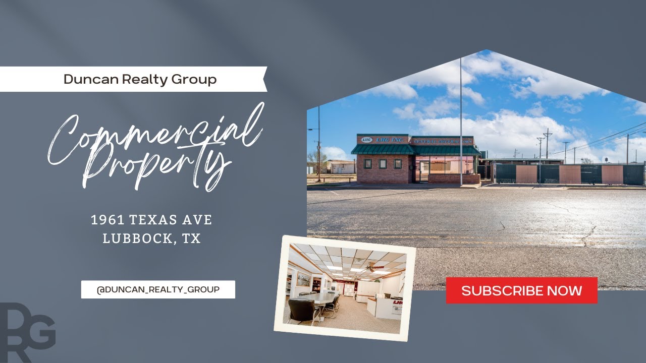 1961 Texas Ave For Sale in Lubbock, TX Commercial Property YouTube