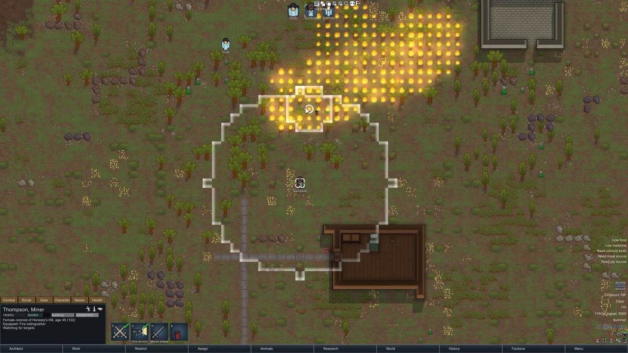 Rimworld Fire Extinguisher mod YouTube