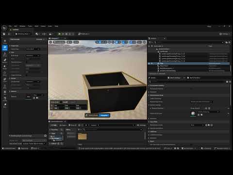 How to create walls in Unreal engine 5.4.4