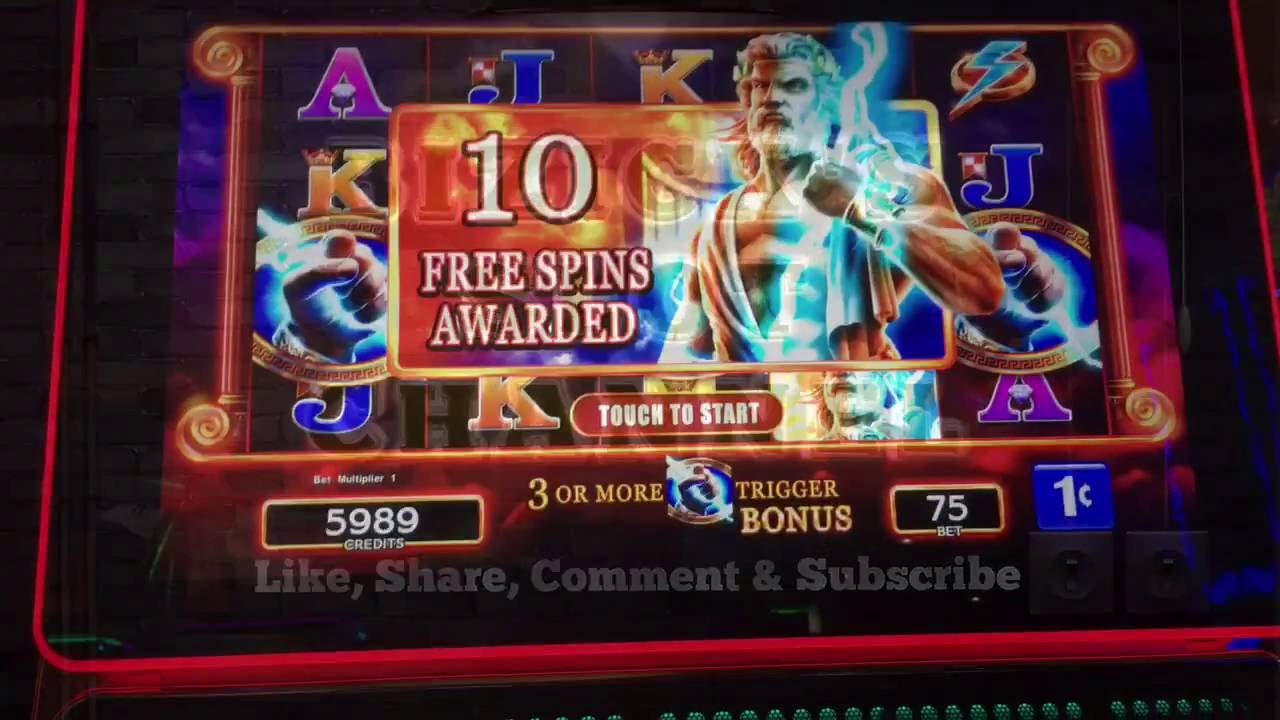 Zeus slot machine 100 free spins