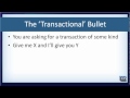 Bullet points the transactional bullet