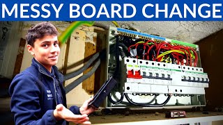 CRAMPED CONSUMER UNIT CHANGE - Electrician Life