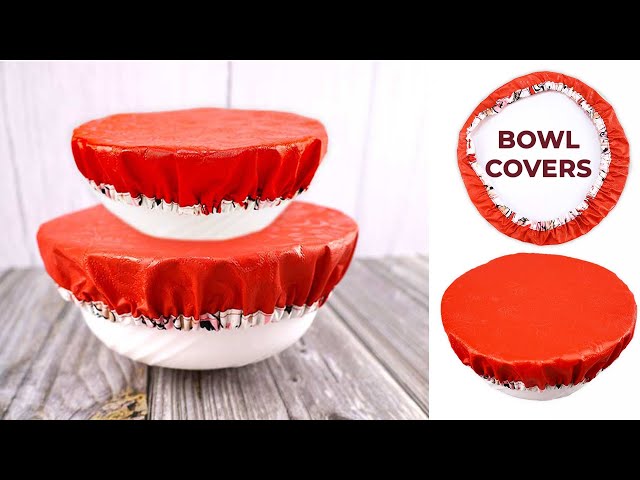 Make Elastic Bowl Covers to Save Food – Beginner Sewing Projects