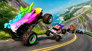All Cars Drive on the Most Dangerous Mountain Road! | Extreme Truck & Car Traffic Challenge screenshot 3