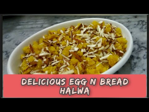 egg-n-bread-halwa-||-easy-recipe-of-bread-n-eggs-halwa-||-made-by-fkv