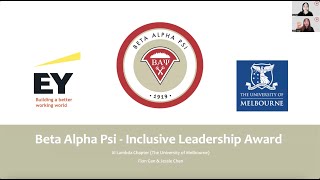 Celebrity Beta Alpha Psi Xi Lambda | EY Inclusive Leadership 2024 Profile