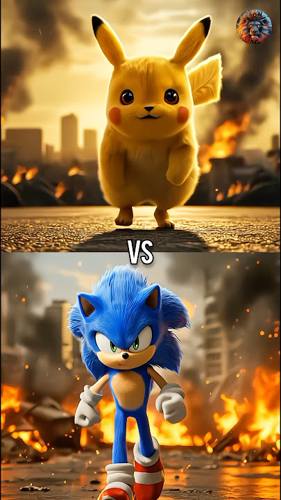 Pikachu vs Sonic, Knuckles, Super Sonic, Shadow The Hedgehog, Doctor eggman,